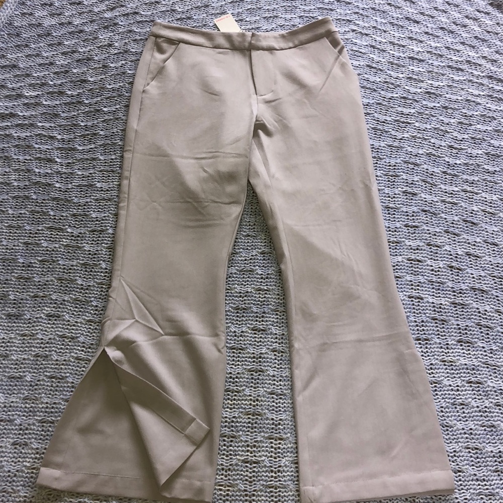 Lavender flared dress pants